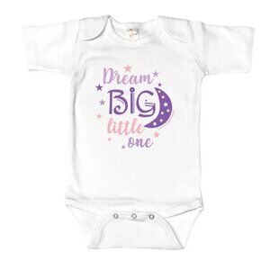 Dream Big Little One - Girls Infant Onesie